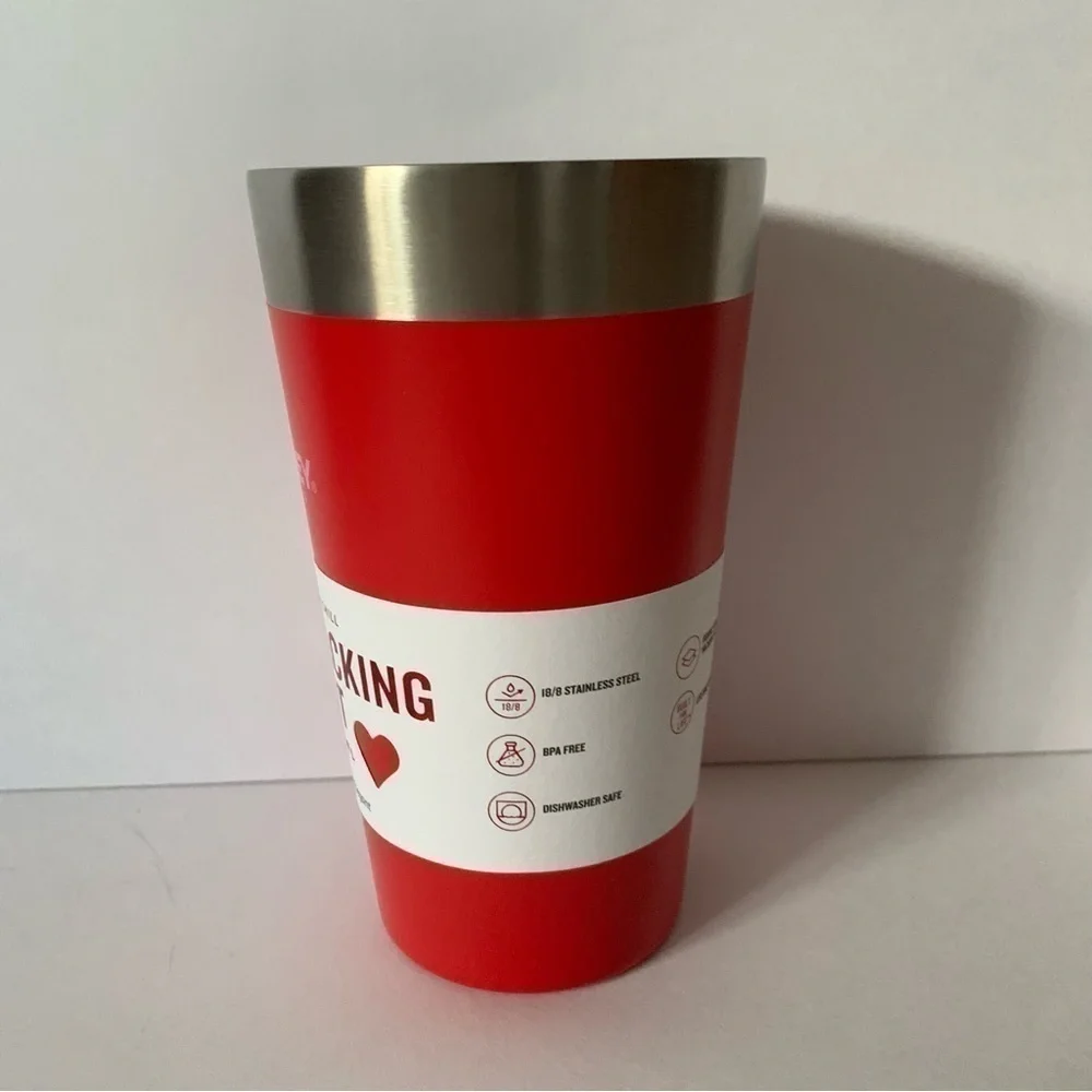 NWT. STANLEY 16oz Adventure Everyday Stacking Pint Target Red - Picture 5 of 5